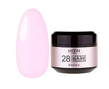 Камуфлююча база Moon Full Premium French Base 30 мл, № 28
