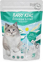 Наповнювач Barry King 2,1 кг (5 л) з ароматом дитячої пудри силікагелевий для туалетів для кішок