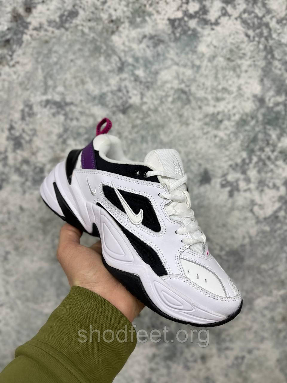 Жіночі кросівки Nike M2K Tekno White\Black\Pink, фото 1