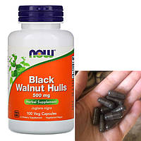 Чорний горіх Now Foods Black Walnut Hulls 500 mg 100 капс Vitaminka Vitaminka