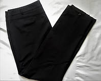 Тонкі демісезонні чорні жіночі штани, завужені, розмір 50-52