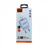 Зарядний пристрій Aspor A818 Plus (2,4A iQ) + USB кабель Type-C