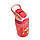 Пляшка для води з трубочкою пластикова Baby bottle LB400 500ml Червона пляшка для води, фото 5