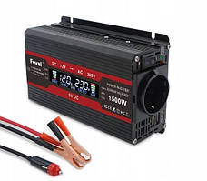 Перетворювач напруги 12v-220v Foval 1500 W з РК-дисплеєм