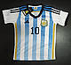 Футбольна форма доросла Messi 10 Argentina біло-блакитна, фото 4
