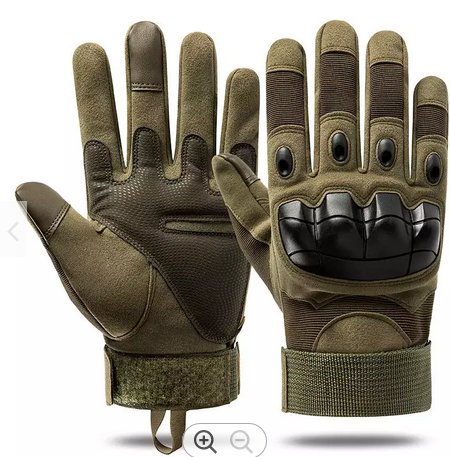 Тактичні рукавички повнопалі Олива розмір XL / Закриті військові рукавички