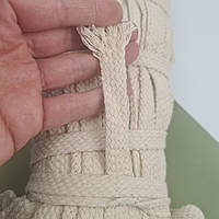 Шнур плетений бавовняний плоский 14 мм