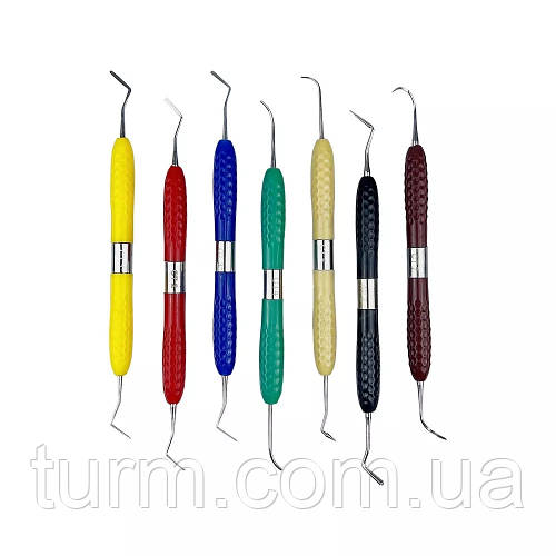 Гладилки стоматологічні за типом lm arte 7шт, набір інструментів для ...