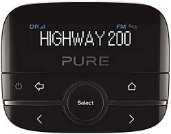 Pure Highway 200 In-Car DAB+/DAB FM-адаптер для цифрового радіо з входом AUX для відтворення музики - адаптер/передавач для автомо