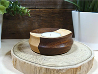 Дерев'яний свічник для чайної свічки ручної роботи