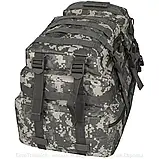 Тактичний рюкзак 36 л MIL-TEC Assault AT-Digital ACU 36L Сірий Піксель Військовий рюкзак на 36 літрів, фото 4