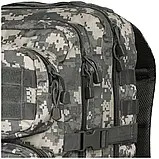 Тактичний рюкзак 36 л MIL-TEC Assault AT-Digital ACU 36L Сірий Піксель Військовий рюкзак на 36 літрів, фото 8