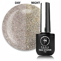База світловідбиваюча Saga Professional Fiery Base 02 бежеве золото, 9 мл