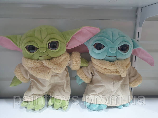 Мягкая Детская Игрушка "Бейби Йода" 1-н вид (Звездные войны), - 30см ...