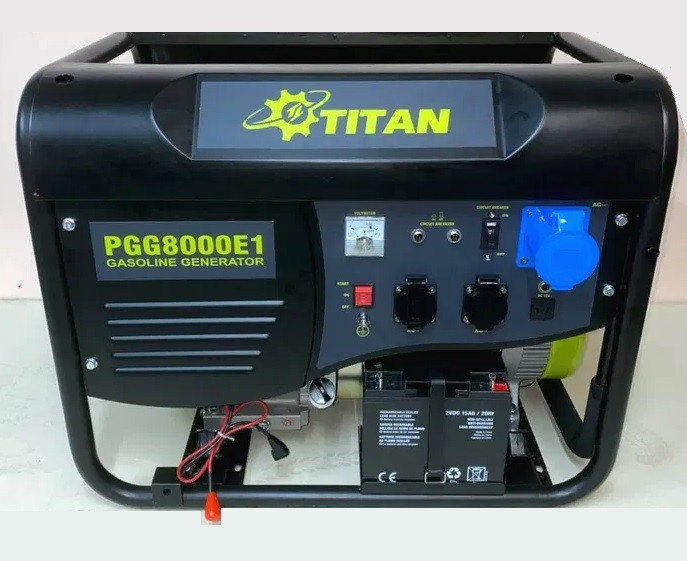 Генератор бензиновий Titan PGG8000E1, фото 1