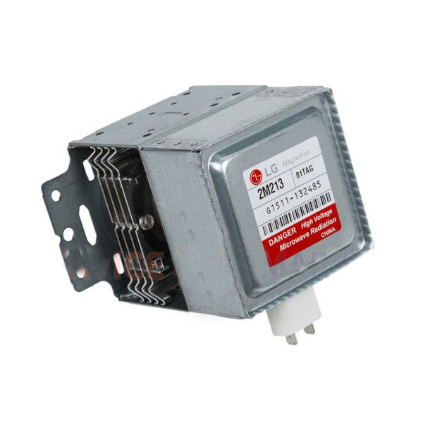 Магнетрон LG 2M213 39F для мікрохвильової печі (клема перпендикулярно радіатору), оригінал