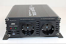 Інвертор Inverter 12V 230V 1000/2000W, SolarTronics, модифікована синусоїда, фото 4