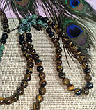 Чітки вирвиці з тигровим оком та цозитом 108 намистин, від студії LadyStyle.Biz, фото 9