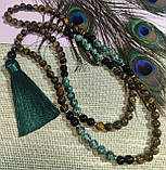 Чітки вирвиці з тигровим оком та цозитом 108 намистин, від студії LadyStyle.Biz, фото 8