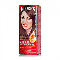 Стойкая крем-краска для волос Supermash Florex Super 2.1 Светлый каштан