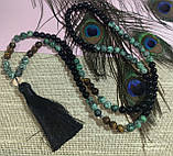 Чітки вирвиці з тигровим оком, чорним оніксом і цозитом 108 намистин, від студії LadyStyle.Biz, фото 8