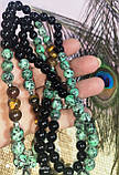 Чітки вирвиці з тигровим оком, чорним оніксом і цозитом 108 намистин, від студії LadyStyle.Biz, фото 4