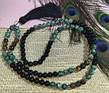 Чітки вирвиці з тигровим оком, чорним оніксом і цозитом 108 намистин, від студії LadyStyle.Biz, фото 6