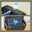 Потужний портативний сонячний світлодіодний LED ліхтар — Power bank для кемпінгу maxxar SJ-M3, фото 3