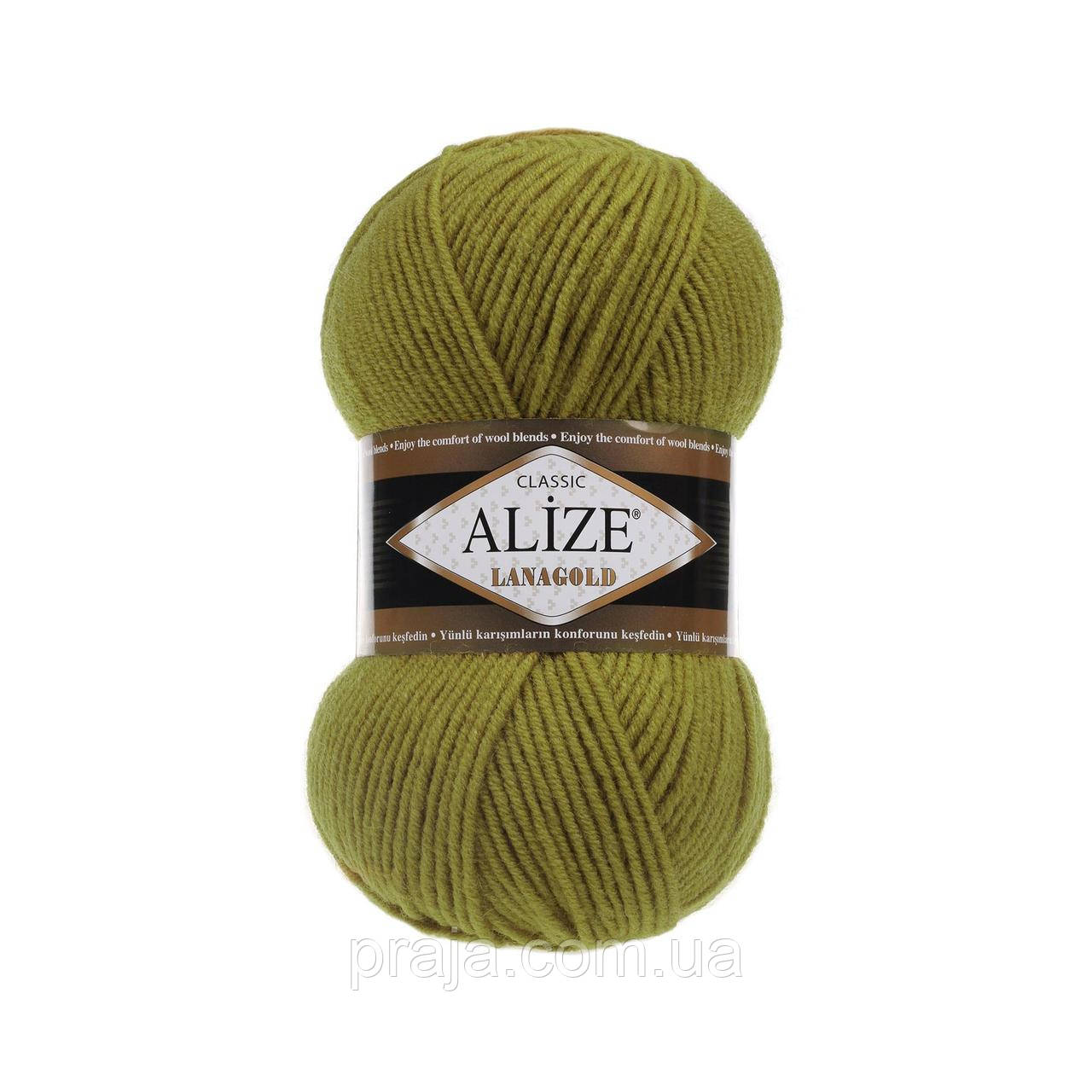 Пряжа Alize Lana gold(Лана голд) - 758 фісташка