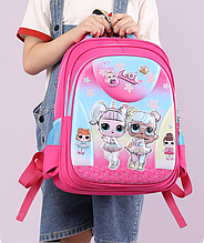 Шкільний рюкзак для дівчинки лялька Лол 1-3 клас
