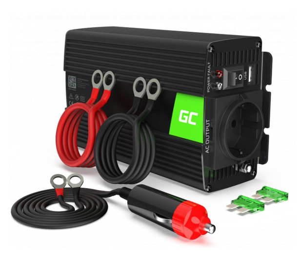 Green Cell Інвертор 24V na 230V 500W/1000W (INV04DE)