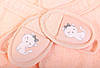 Комплект - дитячий махровий халат з тапочками Котик Персиковий Bimini, фото 4