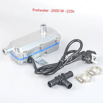 Передпусковий підігрівач двигуна 2000 Вт 220 В 75-85 °C, XL-8002 ELEGANT EL101 603