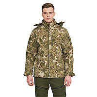 Мужская тактическая курточка с 6 карманами Combat Мультикам Soft Shell Турция Софтшел размер L топ