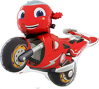 Фольгированный шарик Grabo (70х90 см) Ricky Zoom / Мотоцикл Рикки Зум