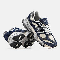 Чоловічі Кросівки New Balance 9060 Natural Indigo Blue / Нью Беланс 9060 Нейчурал Індіго Сині, фото 6