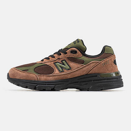 Чоловічі Кросівки New Balance 993 Brown Khaki / Нью Беланс 993 Коричневі з Хакі, фото 1