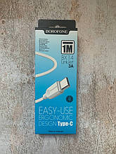 USB Кабель Borofone X14 LinkJet Type-C 1M білий