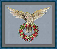 Набір для вишивки хрестиком Little stitch Голуб миру