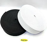 Гумка 5 см Чорна 40 метрів, фото 2