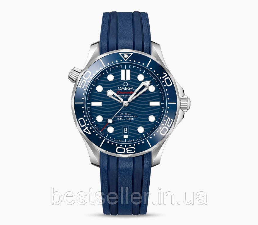 Часы OMEGA SEAMASTER CO‑AXIAL MASTER CHRONOMETER 42 MM BLUE SILVER. VIP