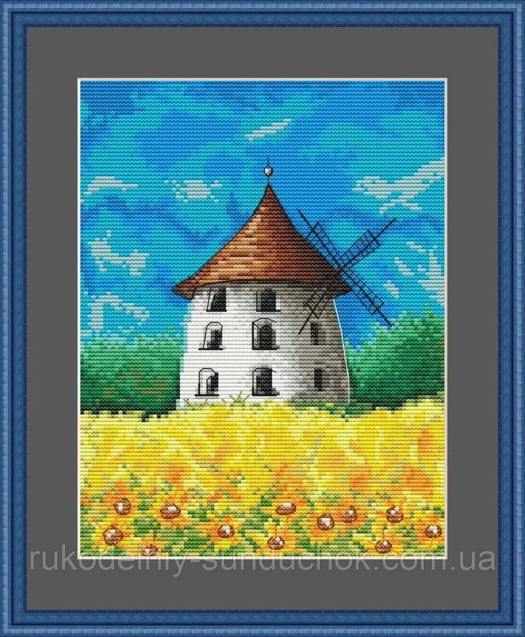 Набір для вишивки хрестиком Little stitch Млин