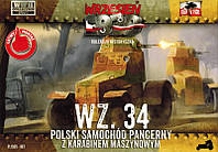 Пластикова модель 1/72 First To Fight 007 Польський бронеавтомобіль Wz.34