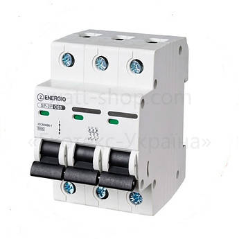 Автоматичний вимикач ENERGIO SP-4P C 32 А 6 кА