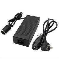 Блок живлення, мережевий адаптер 220В на 12В 15А з гніздом прикурювача, потужність 180 Вт, струм 15 А