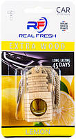 Ароматизатор Real Fresh Extra wood Lemon (Лимон) 5 мл флакон на зеркало