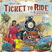 Ticket to Ride: India&Switzerland - дополнение №2 к настольной игре ("Билет на поезд: Индия и Швейцария"),англ