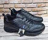 Чоловічі чорні шкіряні кросівки Bona 41.43.44.46.47.48р, фото 3