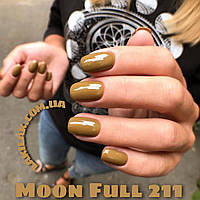 Гель-лак Moon Full №211 горчичный 8мл
