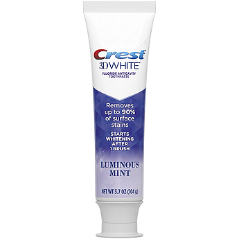 Відбілююча зубна паста Crest 3D White Luminous Mint Teeth Whitening Toothpaste 104 г